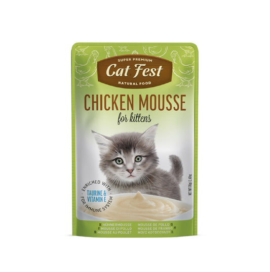 CAT FEST Chicken Mousse For Kittens - 70g