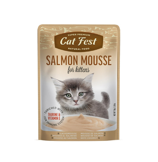 CAT FEST Salmon Mousse For Kittens - 70g