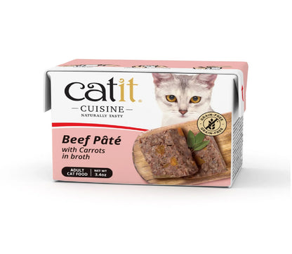 CATIT Cuisine Beef Pate with Carrots 95g tetrapack