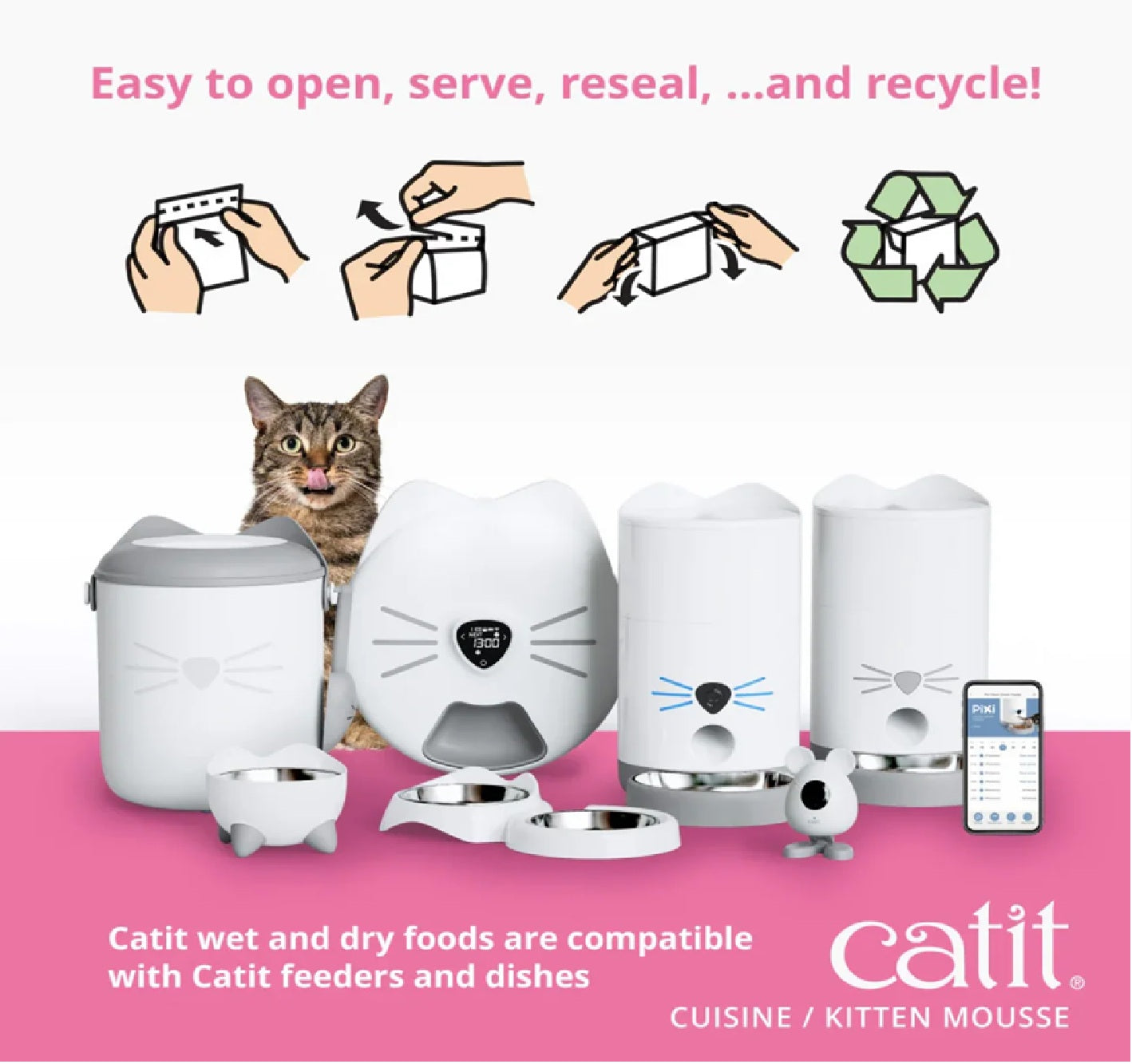 CATIT Cuisine Chicken Mousse Kitten Food 90g tetrapack