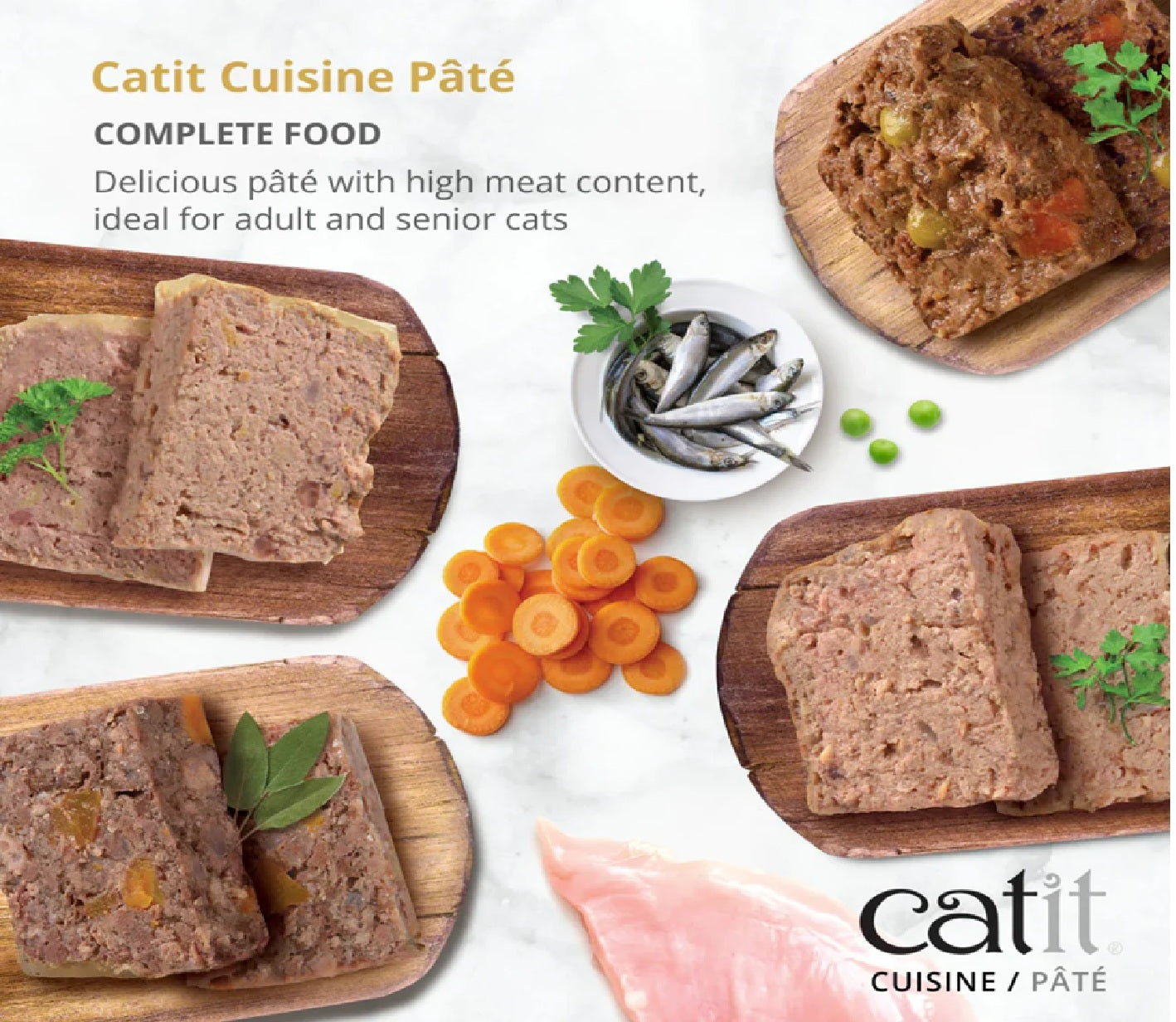 CATIT Cuisine Beef Pate with Carrots 95g tetrapack