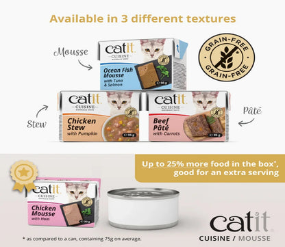 CATIT Cuisine Beef Pate with Carrots 95g tetrapack