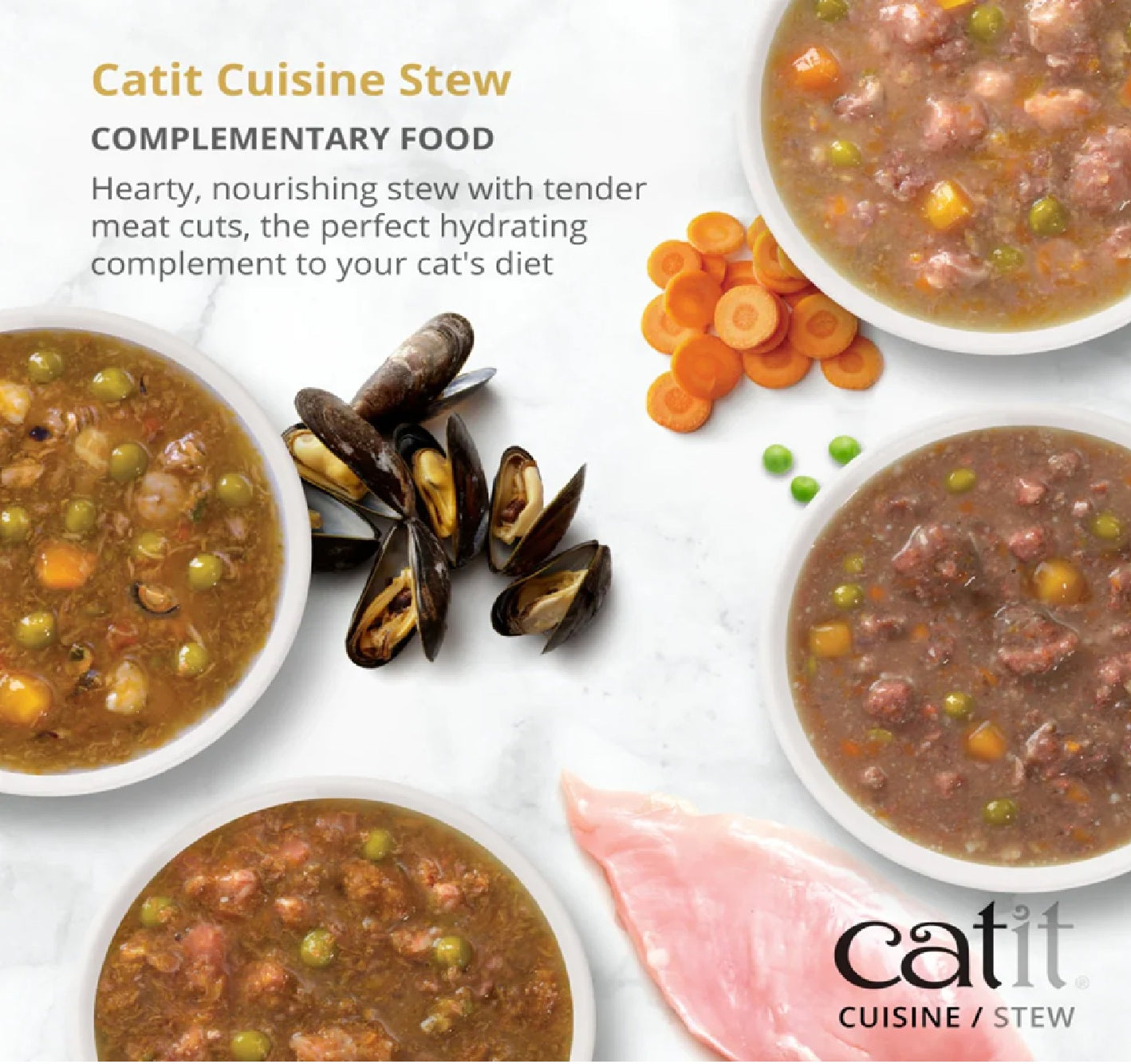 CATIT Cuisine Beef Stew with Veggies 95g tetrapack