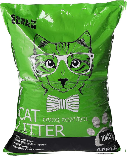 COOL CLEAN Clumping Cat Litter - Apple Frangrance