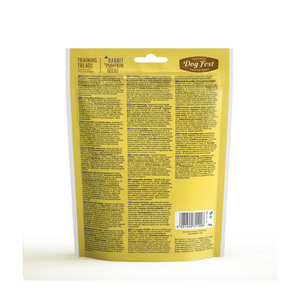 DOG FEST Training Treats - Rabbit and Pumpkin Seeds - 90grams