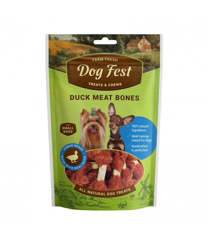 DOG FEST Duck Meat Bones