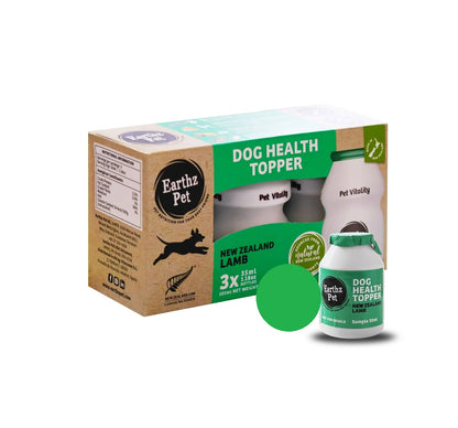 EARTHZ PET New Zealand Lamb Health Topper for Dogs - 3pcs x 35mL