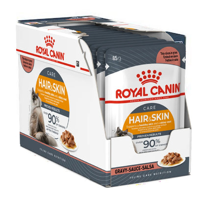 Feline Care Nutrition Hair & Skin Gravy (Wet Food - Pouches) 12 x 85 g