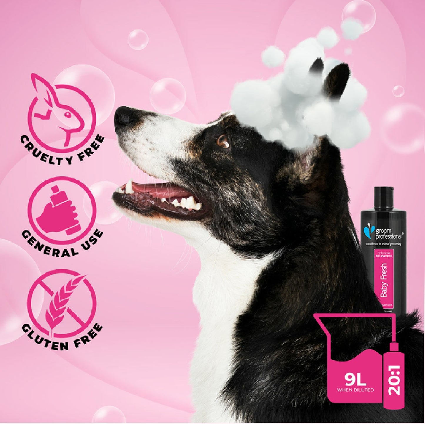 GROOM PROFESSIONAL Baby Fresh Shampoo  - 450mL