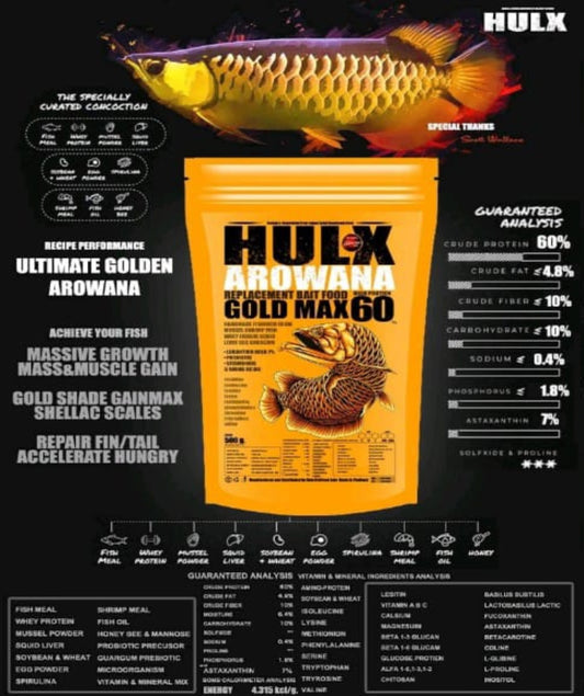 HULX AROWANA Gold Max 60 - 500grams