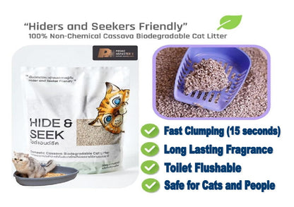 Hide & Seek Organic Cat Litter - 6L