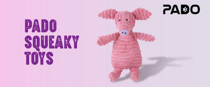 PADO Oink Squeaky Toy (Light Pink)