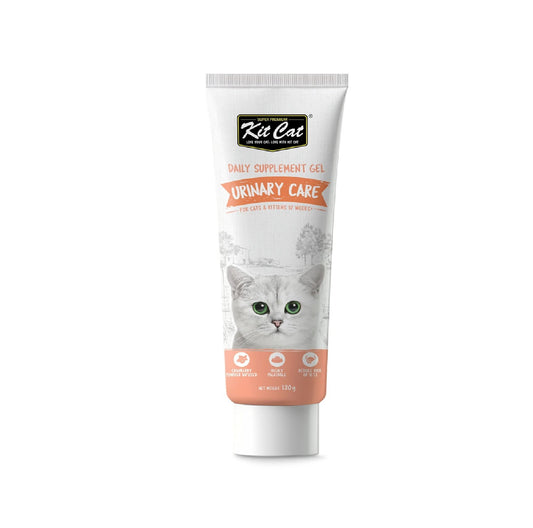 KIT CAT Daily Nutritional Supplement Gel For Cats & Kittens – Urinary Care (120g)