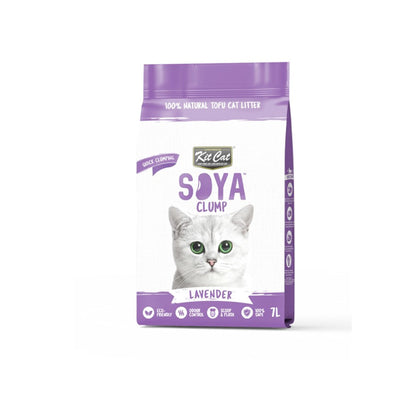 KIT CAT Soya Clump Soybean Litter – Lavender 7L