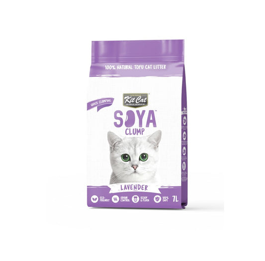 KIT CAT Soya Clump Soybean Litter – Lavender 7L