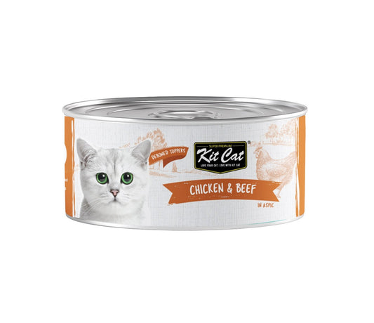 KIT CAT Wet Food Chicken and Beef - 80 grams