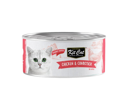 KIT CAT Wet Food Chicken and Crabstick - 80 grams