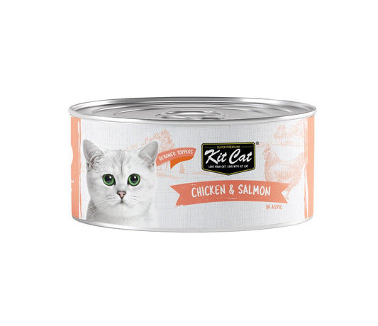 KIT CAT Wet Food Chicken and Salmon - 80 grams