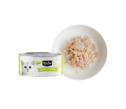 KIT CAT Wet Food Chicken and Seafood - 80 grams