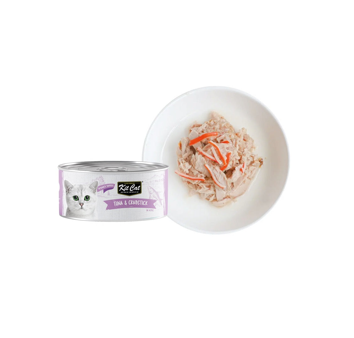 KIT CAT Wet Food Tuna and Crabstick - 80grams