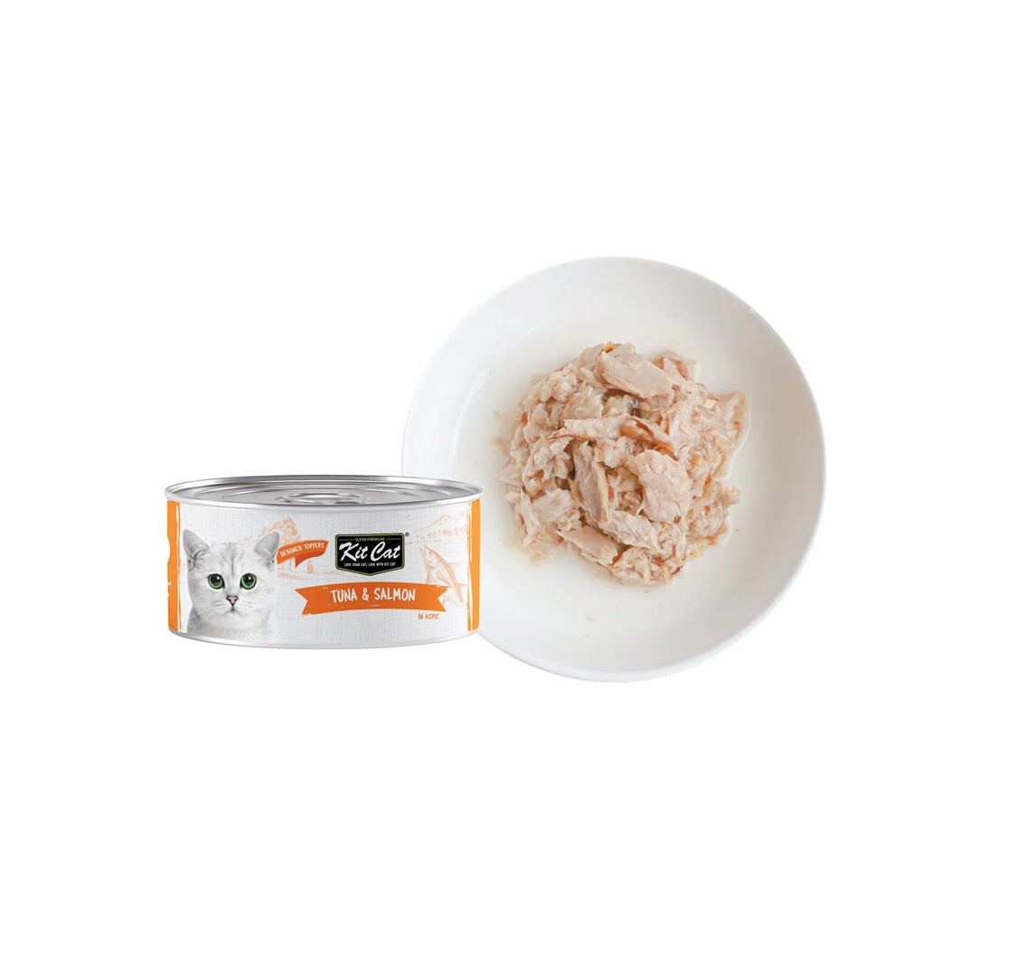 KIT CAT Wet Food Tuna and Salmon - 80grams