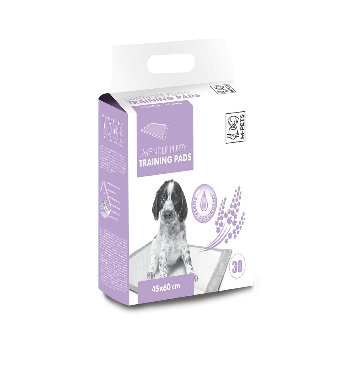 M-PETS Lavender Training Pads 45x60cm 30 Pack