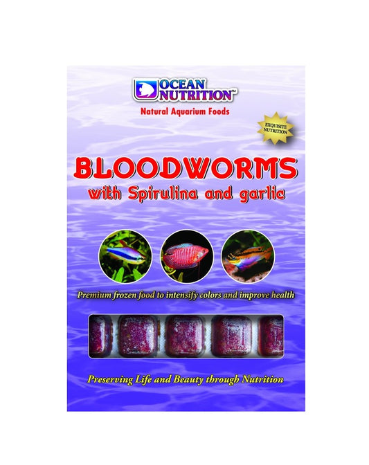 OCEAN NUTRITION Bloodworms with Spirulina and Garlic