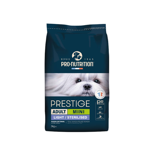 PRO-NUTRITION Prestige Dog Adult Mini - Light Sterilised - 3kg
