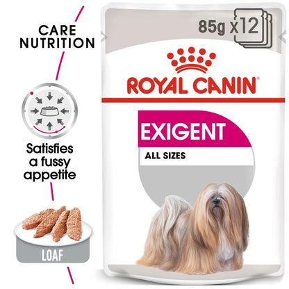 ROYAL CANIN Canine Care Nutrition Exigent (Wet Food- Pouches) 12 x 85 g