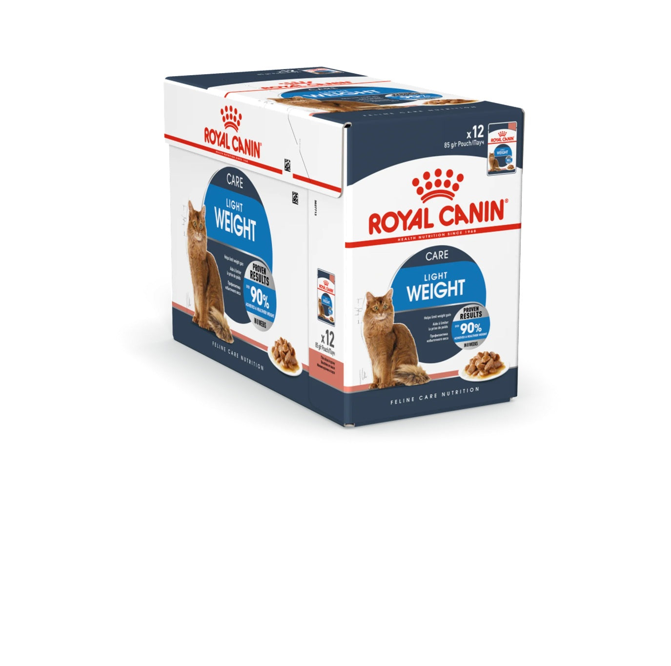 ROYAL CANIN Feline Care Nutrition Light Weight Care Gravy (Wet Food - Pouches) 12 x 85 g