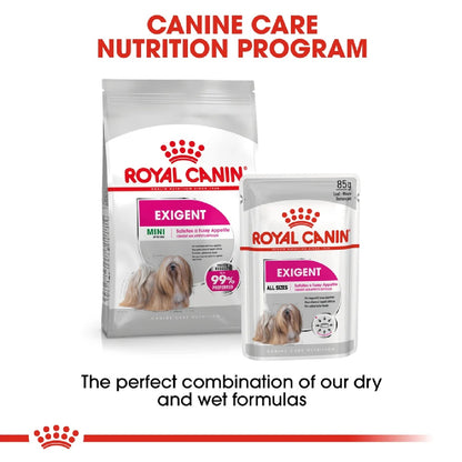 ROYAL CANIN Canine Care Nutrition Exigent (Wet Food- Pouches) 12 x 85 g