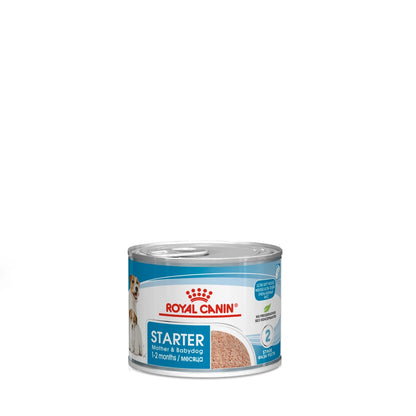 ROYAL CANIN Canine Health Nutrition Starter Mousse (Wet Food - Cans) 12 x 195 g
