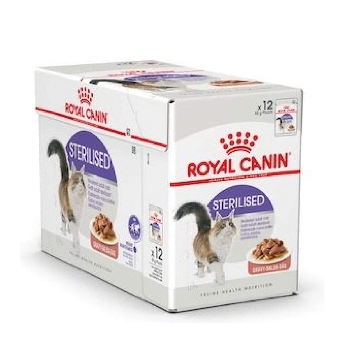 ROYAL CANIN Feline Health Nutrition Sterilised Gravy (Wet Food - Pouches) 12 x 85 g