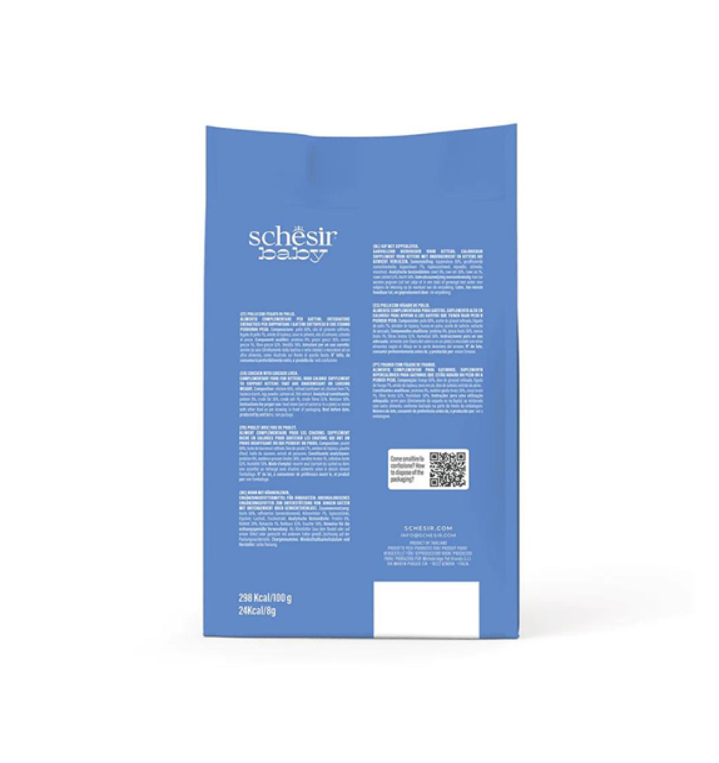 SCHESIR Baby Thrive Mousse Kitten - Chicken 160g (20x8g)