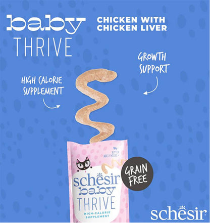 SCHESIR Baby Thrive Mousse Kitten - Chicken 160g (20x8g)