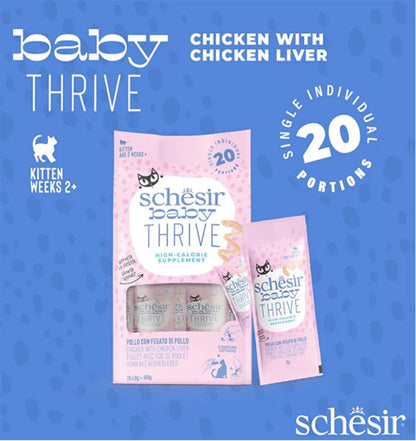 SCHESIR Baby Thrive Mousse Kitten - Chicken 160g (20x8g)