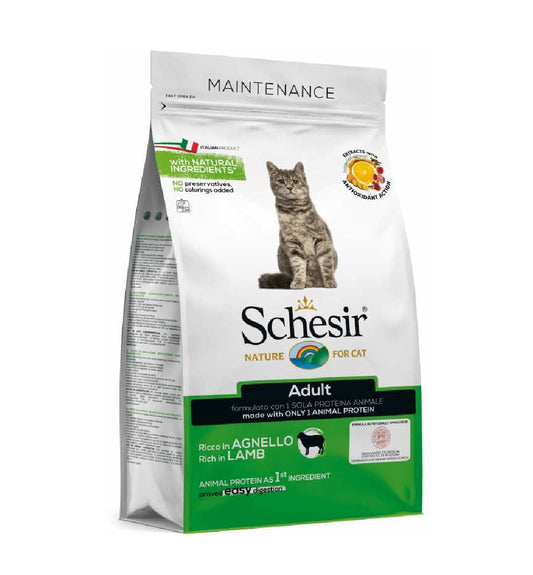 SCHESIR Cat Dry Food - Maintenance with Lamb - Adult 1.5kg