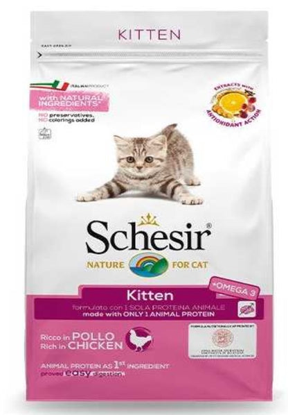 SCHESIR Kitten Cat Dry Food - Single Source Protein - Chicken