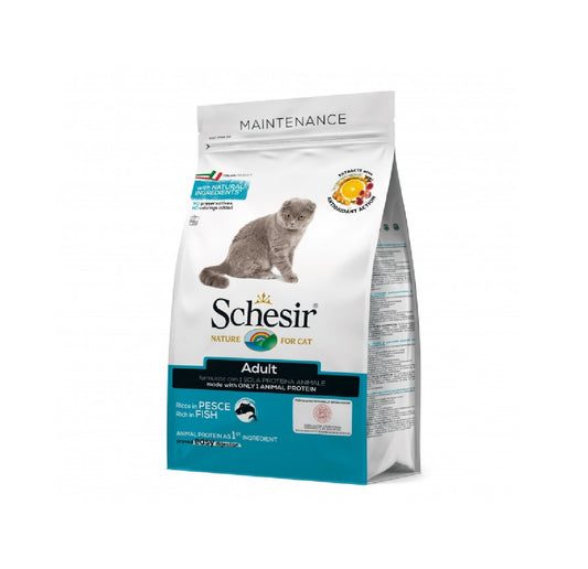 SCHESIR Cat Dry Food Maintenance with Fish - Adult