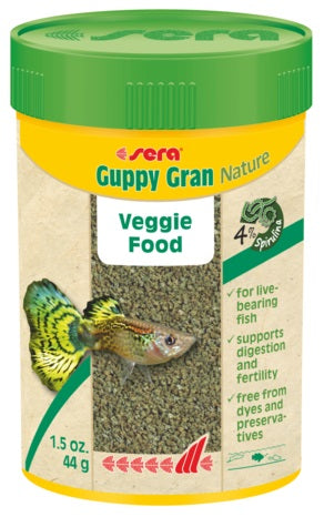 SERA Guppy Gran Nature Veggie Food 100mL (44grams)