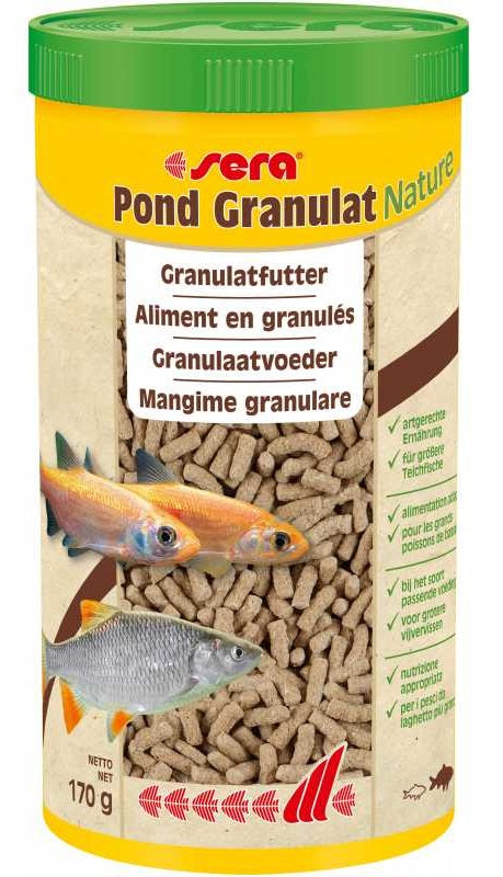 SERA Pond Granulat Nature Granulated Food 1000mL (170grams)