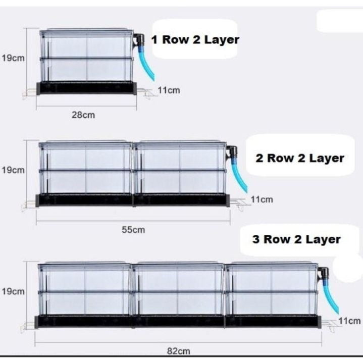 SOBO Aquarium Drip Filter Box - 4 sizes