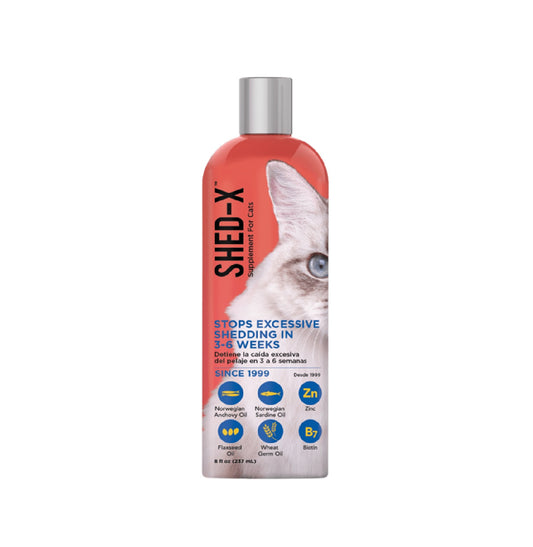 SYNERGY LABS Shed-X Supplement for Cats 8 oz - 237 ml