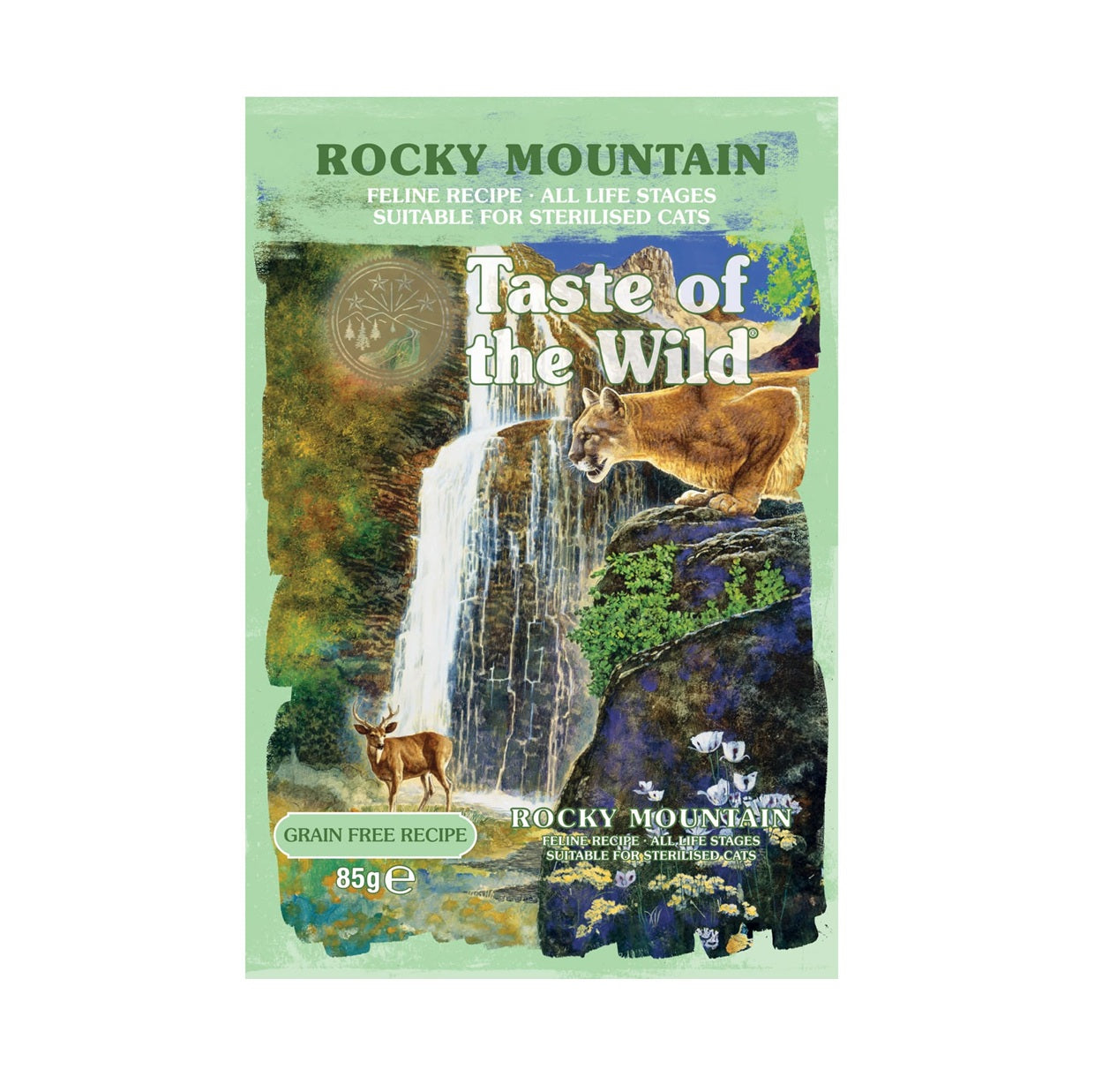 TASTE of the WILD Rocky Mountain Cat Pouch Chunks in Gravy – 85g