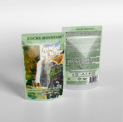 TASTE of the WILD Rocky Mountain Cat Pouch Chunks in Gravy – 85g