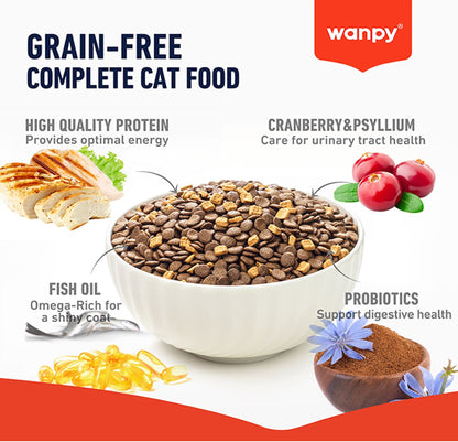 WANPY Grain Free Complete Food for Adult Cat – Chicken Recipe