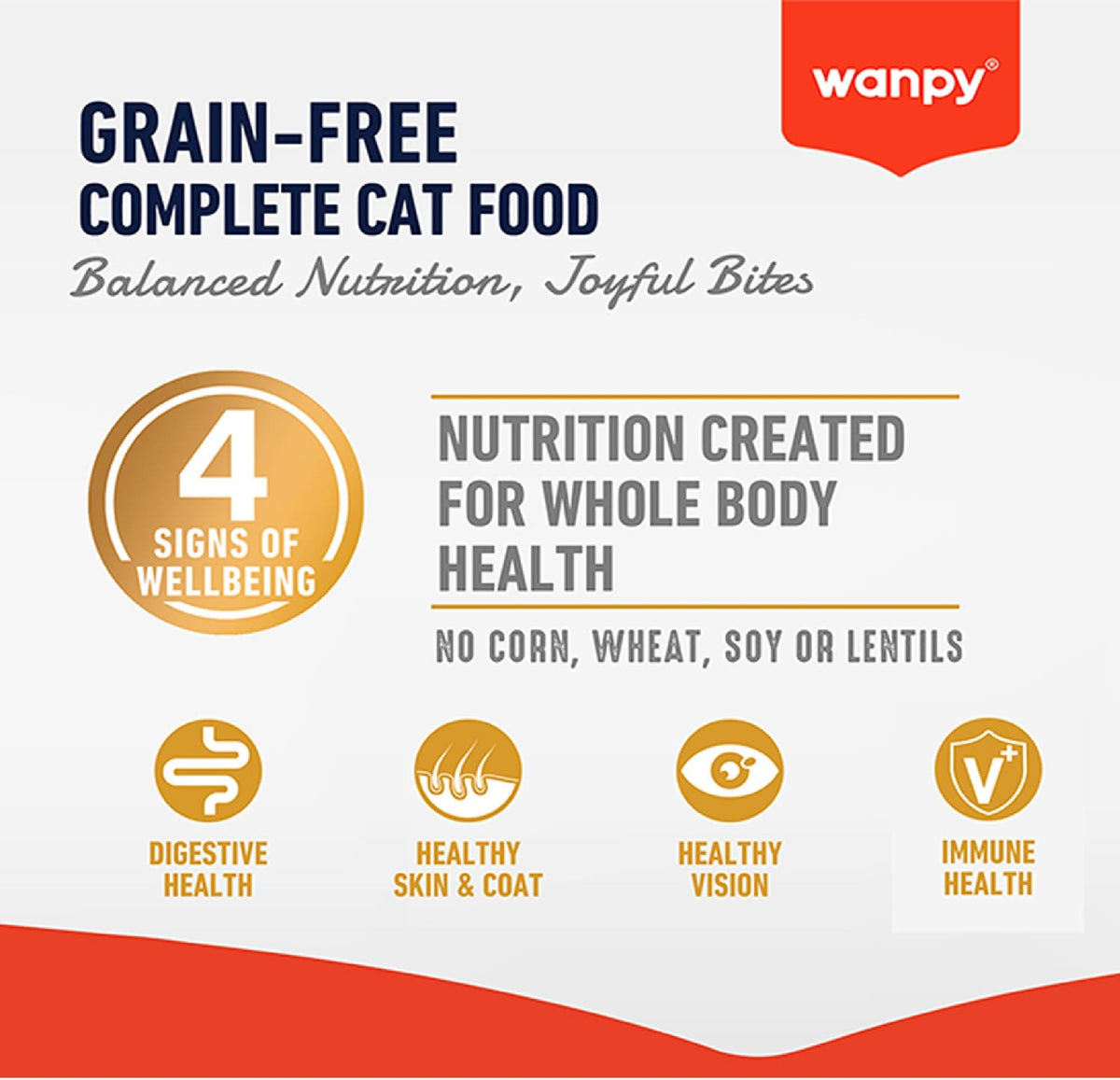 WANPY Grain Free Complete Food for Adult Cat – Chicken Recipe