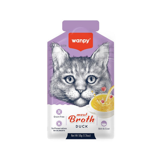 WANPY Meat Broth Duck for Cats (50gm)