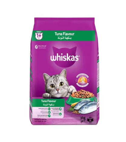 WHISKAS Adult Tuna Flavour Dry Cat Food 1.2kg