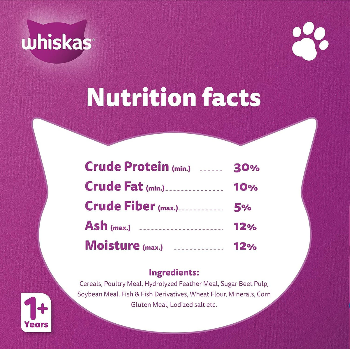 WHISKAS Adult Ocean Fish Dry Cat Food